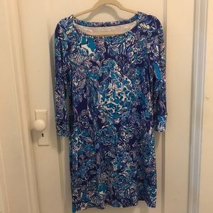 Lilly Pulitzer long sleeves dress Sz M